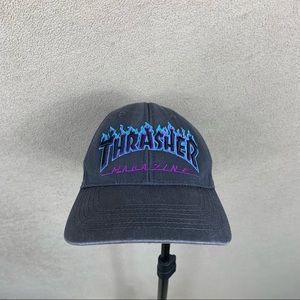 Vintage Thrasher Spirit Blue Flame Cap 1990’s Hat